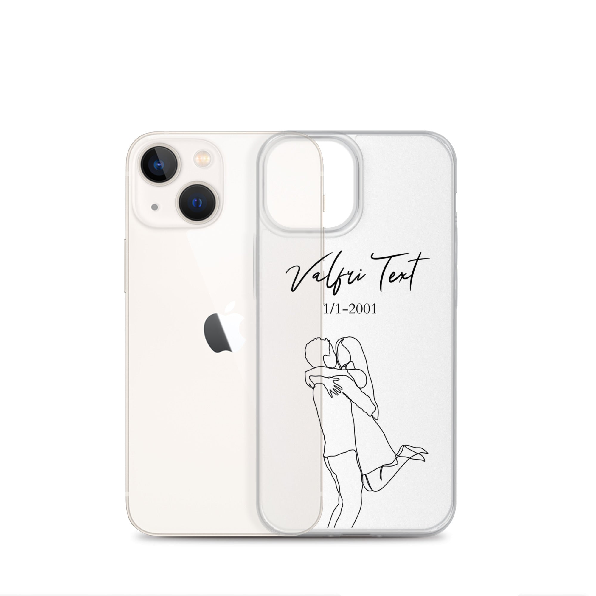 iPhone Personalized Phone Case - Line Art